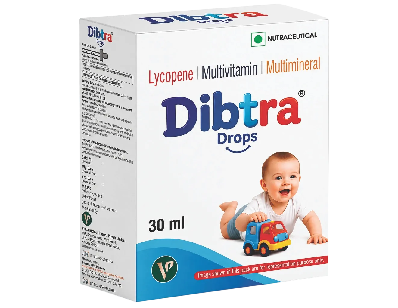 Dibtra Drops 30 ml carton