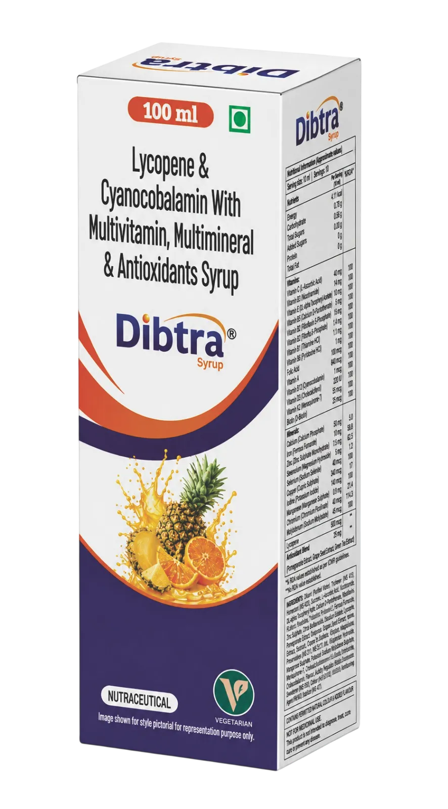 Dibtra Syrup 100 ml carton