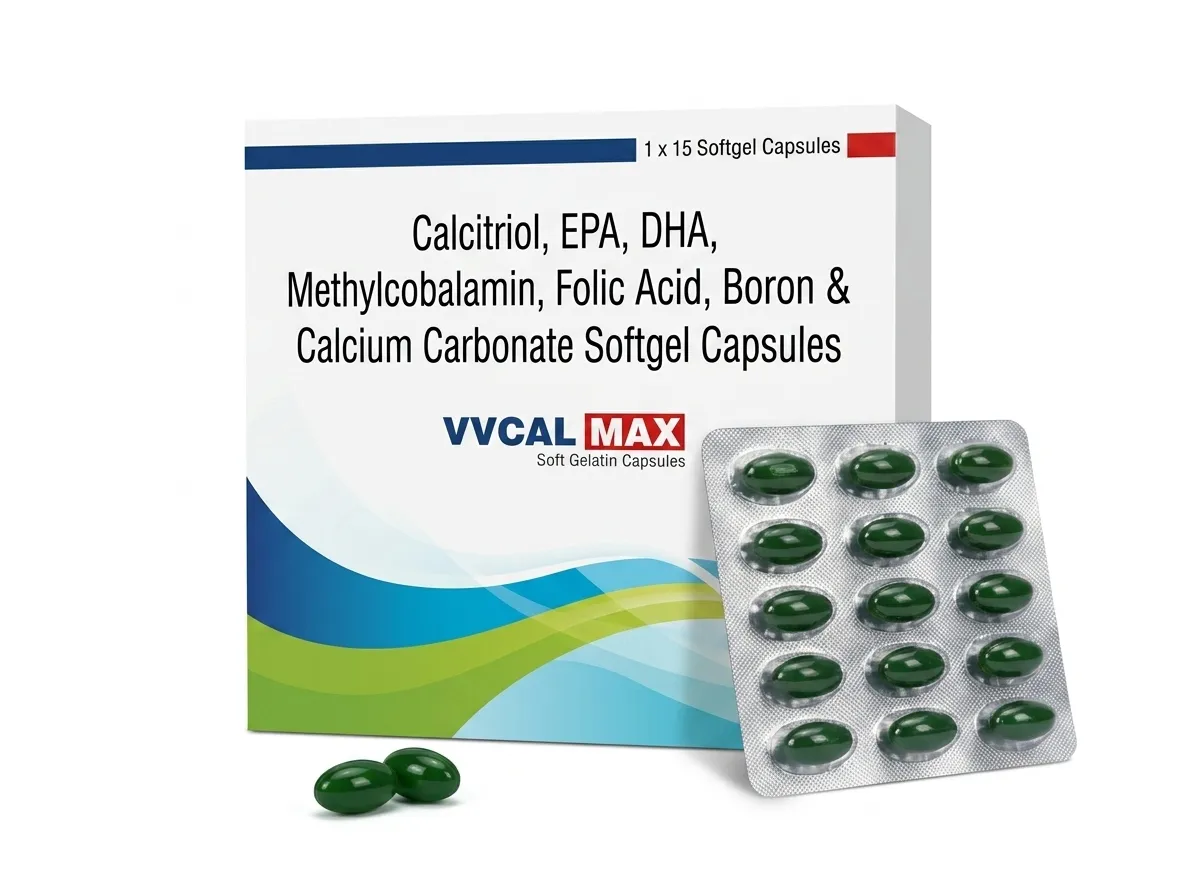 VVCAL Max softgel capsules 1 × 15 carton