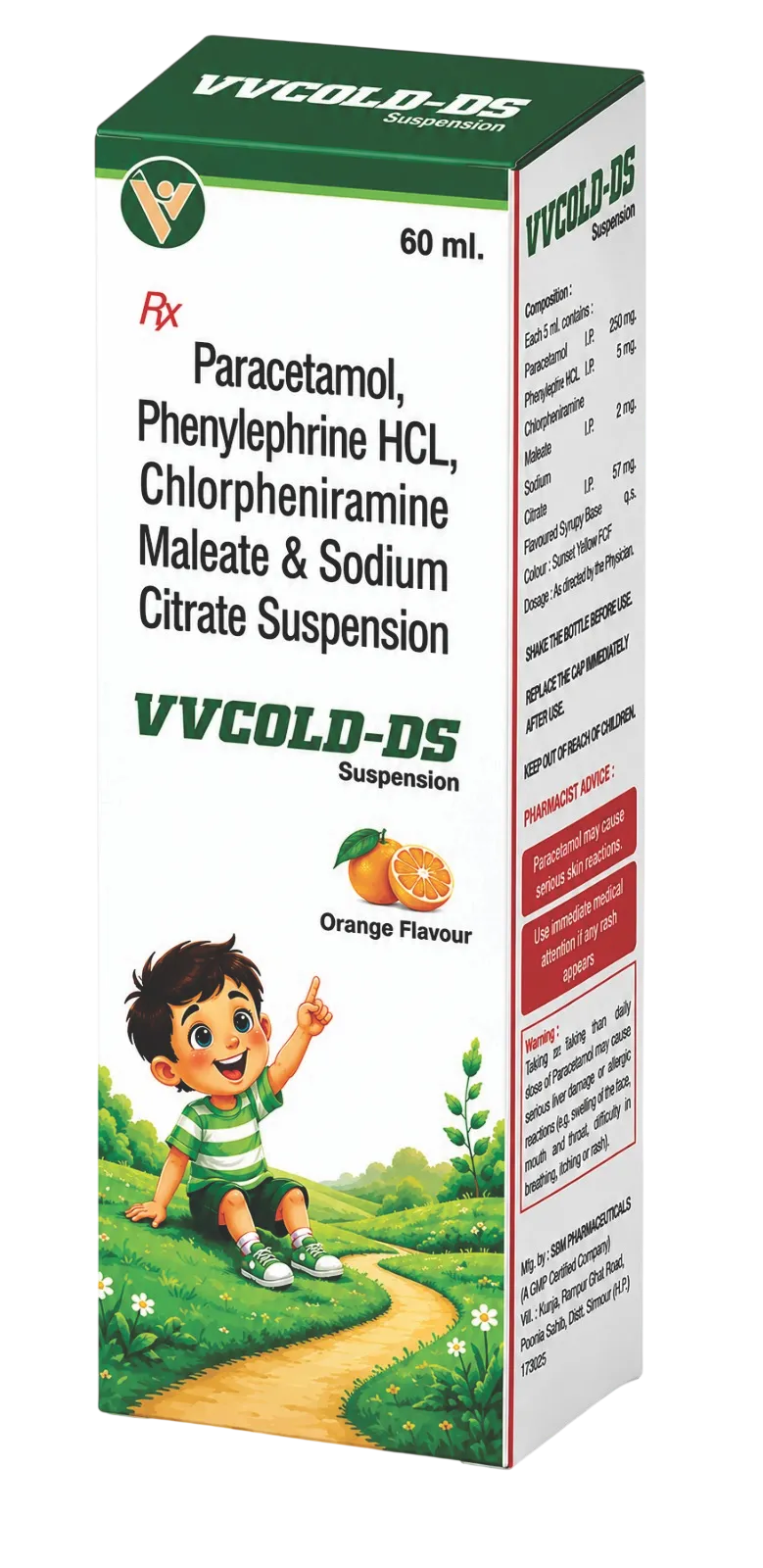 VVCOLD-DS suspension 60 ml carton